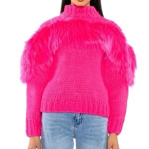 Vibrant Pink Women's Sweater